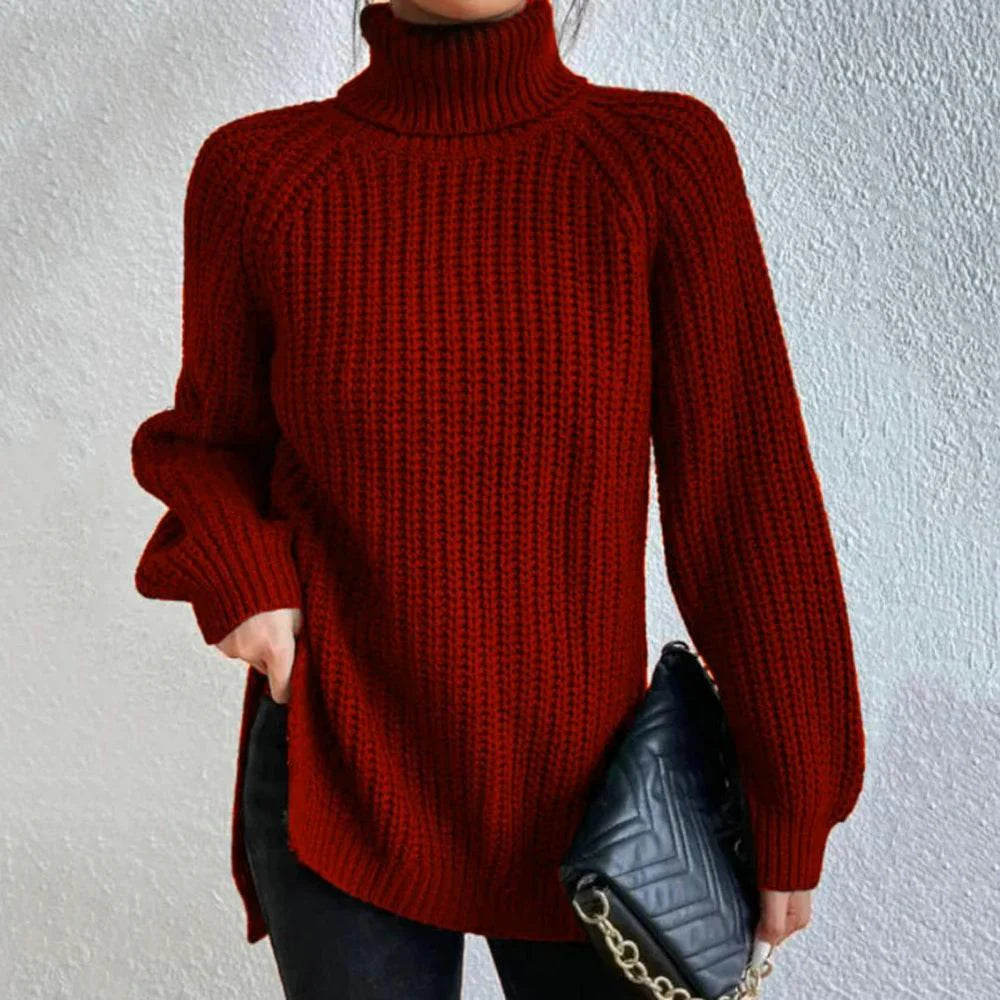 Różycki | Elegancki sweter z wysokim kołnierzem – Spokój i ponadczasowy komfort
