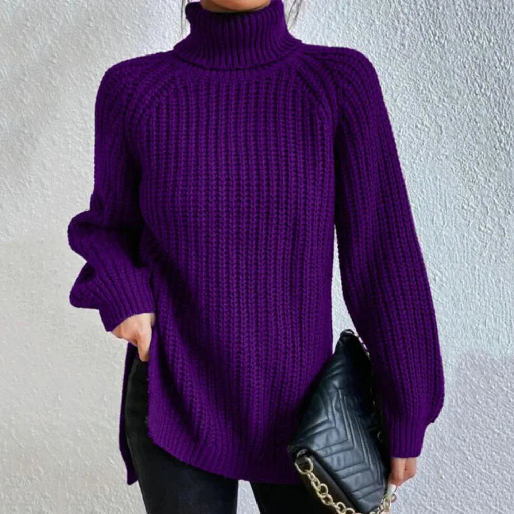 Różycki | Elegancki sweter z wysokim kołnierzem – Spokój i ponadczasowy komfort