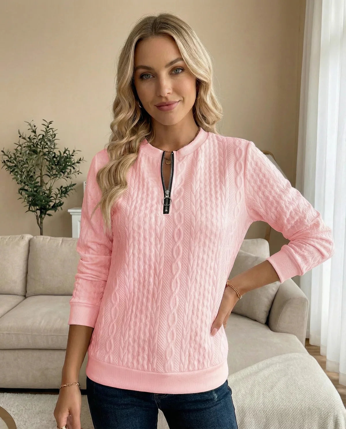 Różycki | Bluza rozpinana na zamek